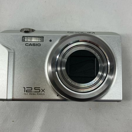 CASIO カシオ デジタルカメラ 1410万画素(有効画素)  EX-ZS100 シルバー 取説・互換充電器付