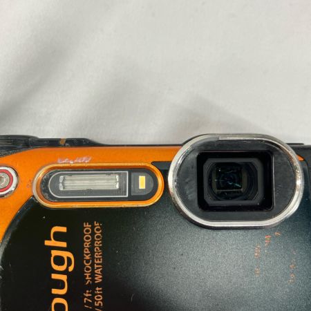 OLYMPUS オリンパス デジタルカメラ 1600万画素(有効画素) TG-860 ブラック×オレンジ 専用電池 取説・充電器付