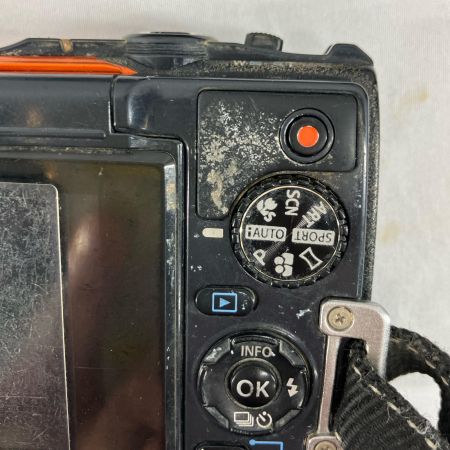 OLYMPUS オリンパス デジタルカメラ 1600万画素(有効画素) TG-860 ブラック×オレンジ 専用電池 取説・充電器付