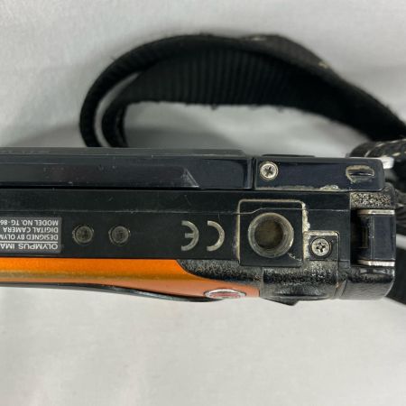 OLYMPUS オリンパス デジタルカメラ 1600万画素(有効画素) TG-860 ブラック×オレンジ 専用電池 取説・充電器付