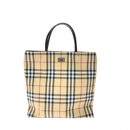  BURBERRY LONDON バーバリーロンドン レディース トートバッグ ノバチェック A4収納可  カーキ