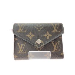▼▼ LOUIS VUITTON ルイヴィトン レディース 三つ折り財布 モノグラム ポルトフォイユ・ヴィクトリーヌ  M62472 フィーシャ Bランク