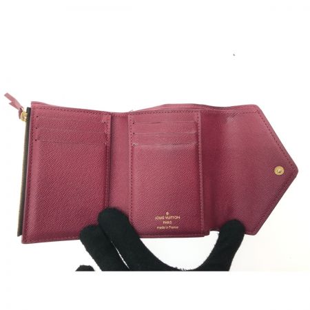  LOUIS VUITTON ルイヴィトン レディース 三つ折り財布 モノグラム ポルトフォイユ・ヴィクトリーヌ  M62472 フィーシャ