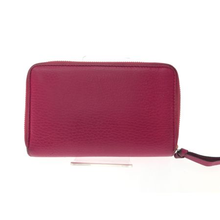  GUCCI グッチ レディース ラウンドファスナー スウィング ウォレッ 354497 ショッキングピンク