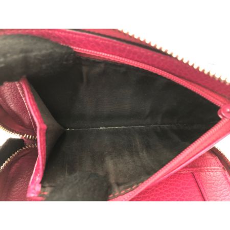  GUCCI グッチ レディース ラウンドファスナー スウィング ウォレッ 354497 ショッキングピンク