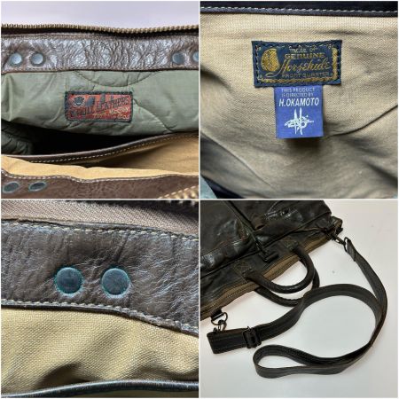  TOYS McCOY トイズマッコイ ヘルメットバッグ MCHILL LEATHERS 2WAY ブラウン