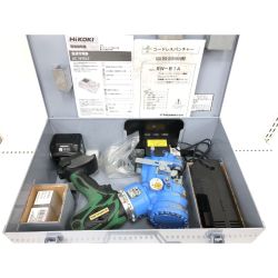 ▼▼ KAMEKURA HiKOKI 18V 6.0Ah 電動 油圧式 コードレス ポートパンチャー 充電器・充電池・ケース・替刃付 RW-B1A Bランク