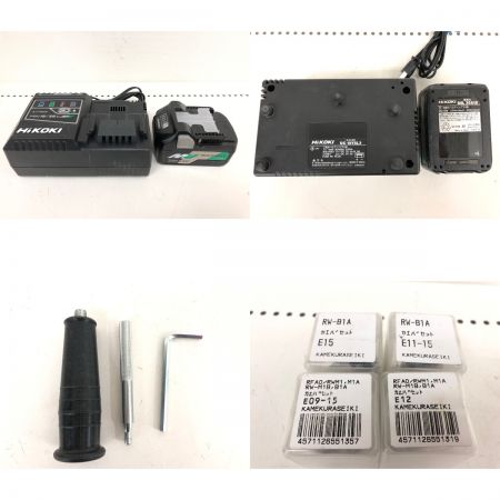  KAMEKURA HiKOKI 18V 6.0Ah 電動 油圧式 コードレス ポートパンチャー 充電器・充電池・ケース・替刃付 RW-B1A