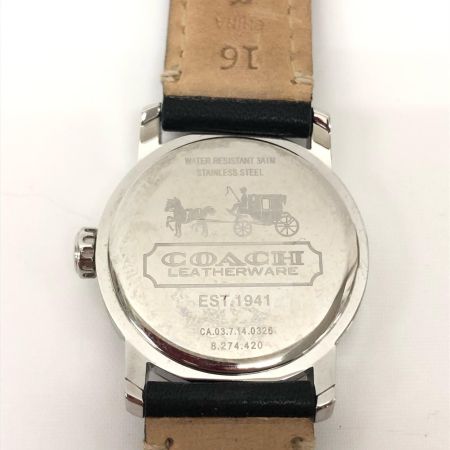  COACH コーチ レディース腕時計 クオーツ アナログ ブリーカーコレクション 針ブルー CA.03.7.14.0326