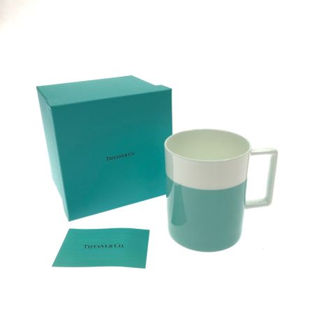  Tiffany & Co. ティファニー 洋食器 カラーブロック マグカップ 箱付 ティファニーブルー