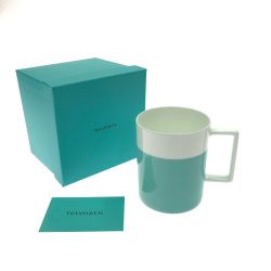▼▼ Tiffany & Co. ティファニー 洋食器 カラーブロック マグカップ 箱付 ティファニーブルー Aランク