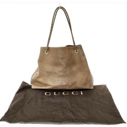 ▼▼ GUCCI グッチ トートバッグ 380118 ブラウン Bランク