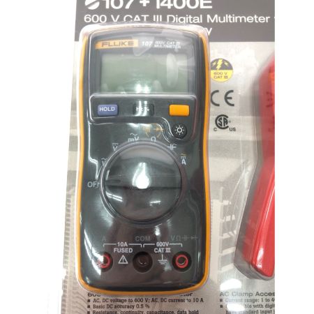  FLUKE ポケットサイズ マルチメータ i400E 電流クランプ付キット 107+i400E