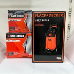 ▼▼ BLACK+DECKER ブラックアンドデッカー 高圧洗浄機 PW1200 ブラック×オレンジ Sランク