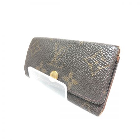 LOUIS VUITTON ルイヴィトン ユニセックス 4連キーケース モノグラム ミュルティクレ4 M62631 ブラウン