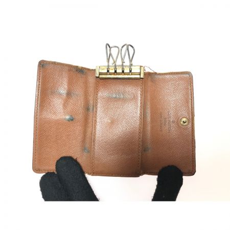  LOUIS VUITTON ルイヴィトン ユニセックス 4連キーケース モノグラム ミュルティクレ4 M62631 ブラウン