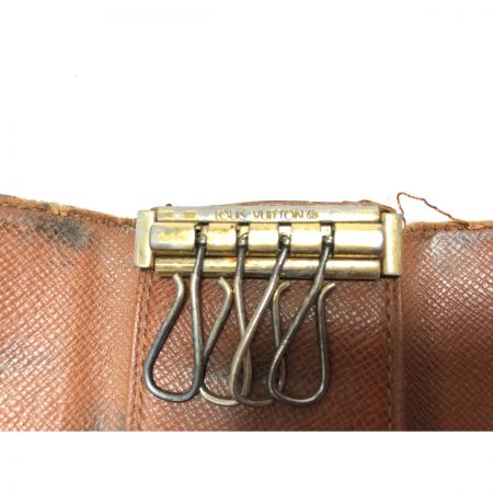  LOUIS VUITTON ルイヴィトン ユニセックス 4連キーケース モノグラム ミュルティクレ4 M62631 ブラウン