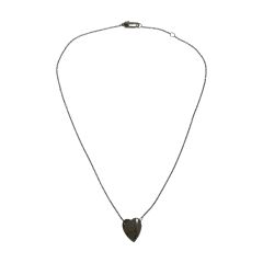  GUCCI グッチ アクセサリー ネックレス SILVER925 ハートプレート 223512 J8400 8106 Bランク