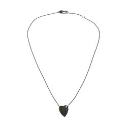 ▼▼ GUCCI グッチ アクセサリー ネックレス SILVER925 ハートプレート 223512 J8400 8106 Bランク
