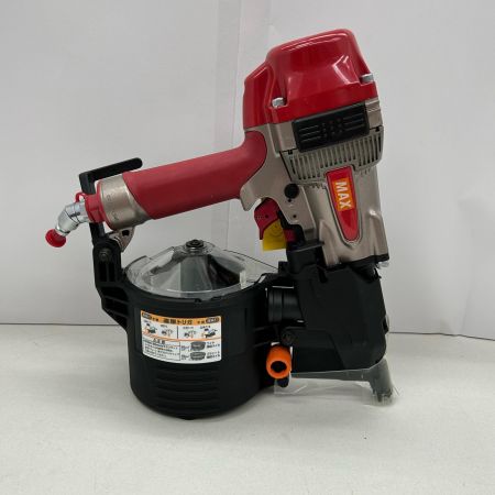  MAX マックス エアネイラ ケース付 高圧 HN-90N1 レッド