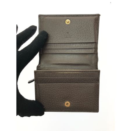  GUCCI グッチ レディース 二つ折り財布 コンパクトウォレット GGスプリーム オフィディア GG 523155・493075 ブラウン