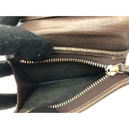  GUCCI グッチ レディース 二つ折り財布 コンパクトウォレット GGスプリーム オフィディア GG 523155・493075 ブラウン