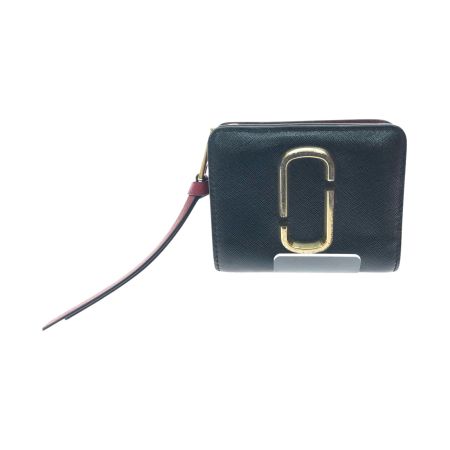  MARC JACOBS マークジェイコブス レディース 二つ折り財布 ザ スナップショット ミニ コンパクト ウォレット M0013360 ブラック