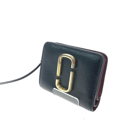  MARC JACOBS マークジェイコブス レディース 二つ折り財布 ザ スナップショット ミニ コンパクト ウォレット M0013360 ブラック