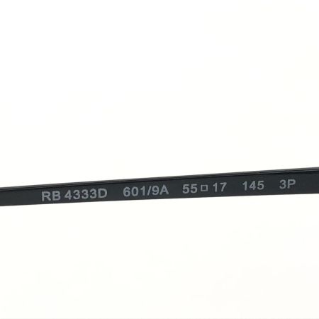  RAY-BAN レイバン ユニセックス アイウェア サングラス アジアエリア限定 偏光レンズ 601/9A 55サイズ RB4333D ブラック