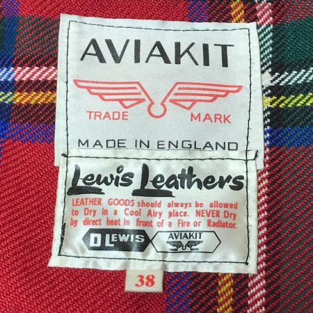  Lewis Leathers ライダースジャケット ダブル SIZE 38 ブラック