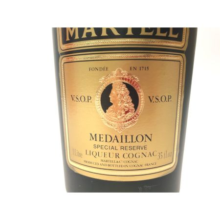  MARTELL マーテル ブランデー コニャック MARTELL 1000ml V.S.O.P MEDAILLON 40% 未開栓