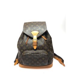▼▼ LOUIS VUITTON ルイヴィトン レディース リュックサック モノグラム モンスリGM  M51135 ブラウン Bランク