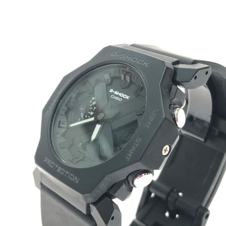  CASIO カシオ メンズ腕時計 クオーツ デジアナウォッチ G-SHOCK Gショック GA-2300 ブラック