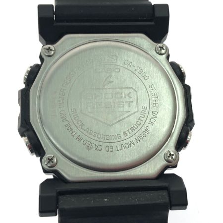  CASIO カシオ メンズ腕時計 クオーツ デジアナウォッチ G-SHOCK Gショック GA-2300 ブラック