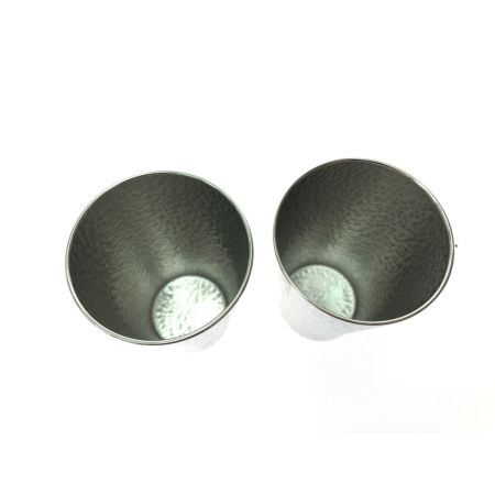  大阪錫器株式会社 伝統的工芸品 錫製 タンブラー 六花 中ペア 木箱入