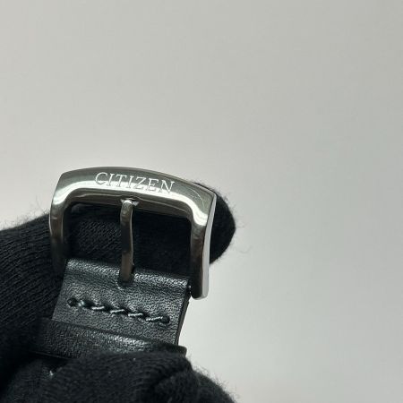  CITIZEN シチズン クロノグラフ ソーラー充電 レザー メンズ腕時計 CA4558-16E