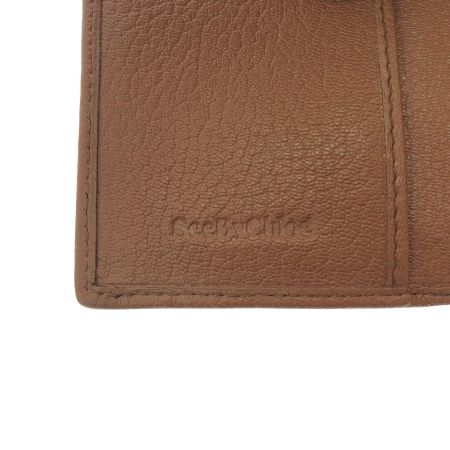  see by chloe シーバイクロエ レディース 三つ折り財布 HANA ハナ トライフォールドウォレット ブラウン