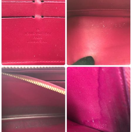  LOUIS VUITTON ルイヴィトン レディース 長財布 ラウンドファスナー ヴェルニ ジッピーウォレット  M9147F フランボワーズ