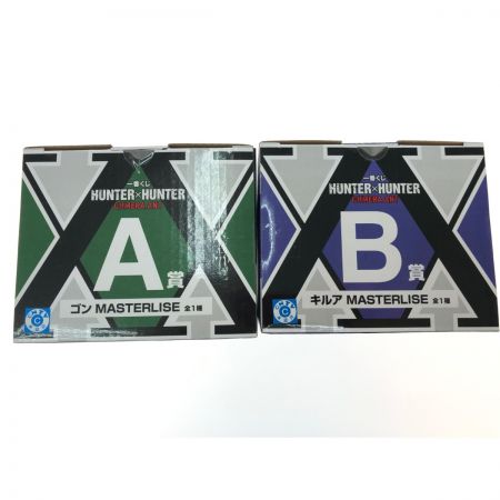  BANDAI 一番くじ HUNTER×HUNTER CHMERA ANT MASTERLISE A賞＆B賞ゴン=フリークス/キルア=ゾルディック