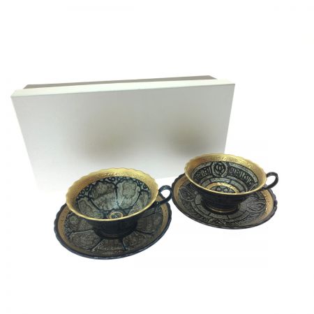  Eclectique kaikai エクレクティック カイカイ 洋食器 カップ&ソーサー 2Pセット パテルナの風 ネイビー/ブラック