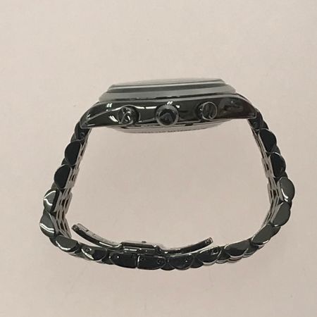  EMPORIO ARMANI エンポリオアルマーニ  腕時計 クロノグラフ ステンレススチール ブラック AR-0373