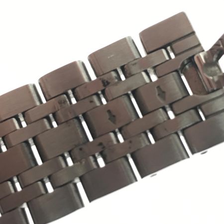  EMPORIO ARMANI エンポリオアルマーニ  腕時計 クロノグラフ ステンレススチール ブラック AR-0373