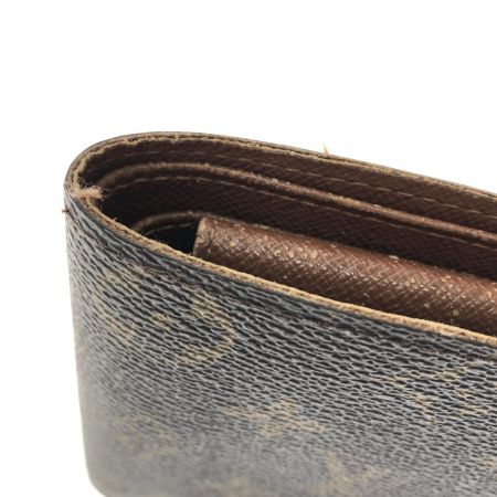  LOUIS VUITTON ルイヴィトン メンズ 二つ折り財布 モノグラム ポルトフォイユ マルコ M61675 ブラウン