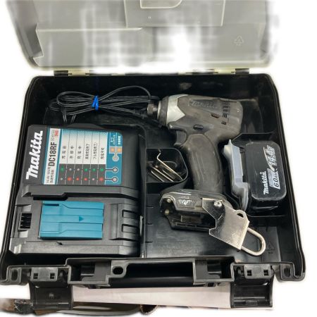MAKITA マキタ インパクトドライバ  充電器・充電池1個・ケース付 14.4v  TD161DRGX ブラック