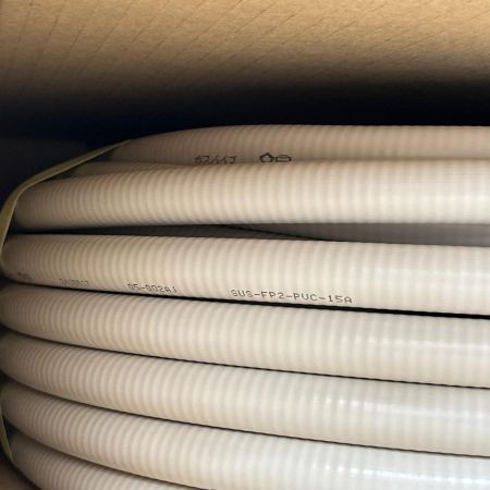塩化ビニール被膜フレキシブル管 サイズ15A×30M SUS-PVC-15A