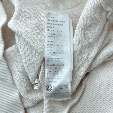  CELINE セリーヌ パーカー ルーズ フーディー SIZE XL 2Y321670Q アイボリー