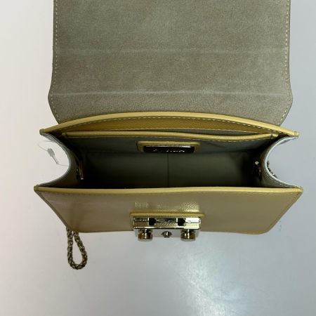  FURLA フルラ メトロポリス ミニショルダーバッグ 3G27EPO 黄色ｘベージュ