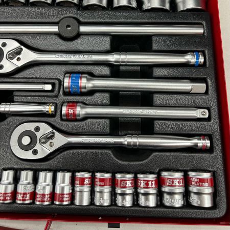  藤原産業 フルソケットソケットレンチセット TS-2352M レッド