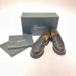 ▼▼ Paraboot パラブーツ コインローファー REIMS LIS NOIR SIZE 25.5cm 099412 ブラック Bランク