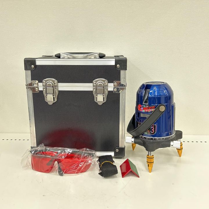 YSGOD レーザー墨出し器 Bio-X3 ブルー - 中古工具・電動工具